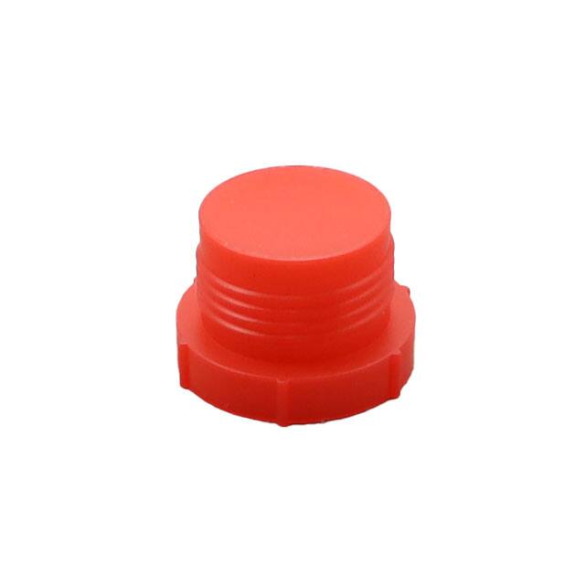 TF40A THREADED PLUG:LDPE, RED, 1"-14 F