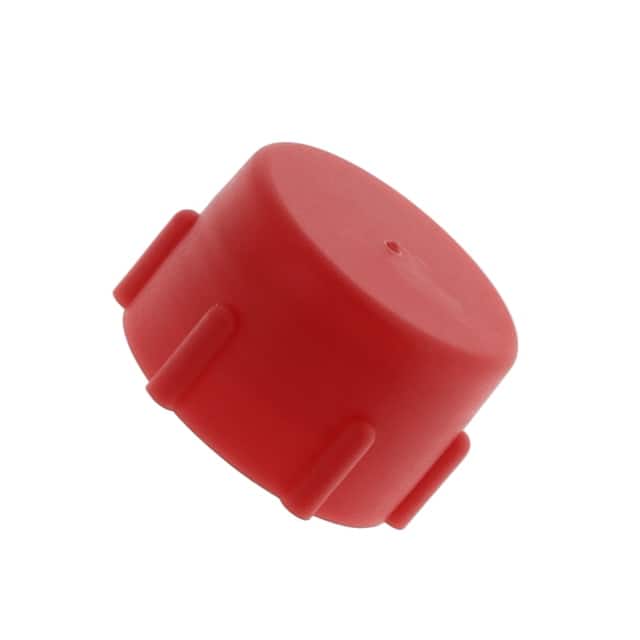 12105A METRIC THREADED CAP:LDPE RED,M16