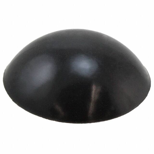 LTP-4 HOLE PLUG 0.500" SILICONE BLACK