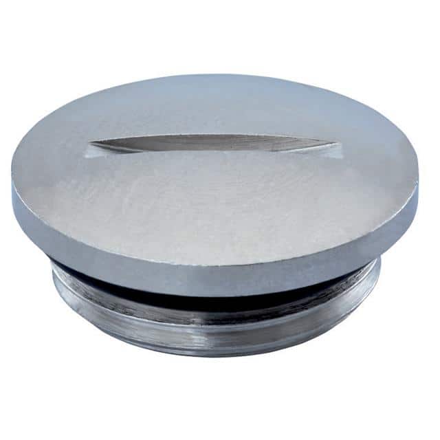 DP-07-BR-B DOME PLUG NICKEL PG7/1/4" NPT W/