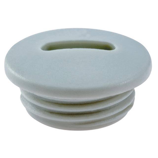 DM-63-GY DOME PLUG NYLON M63X1.5 GRAY