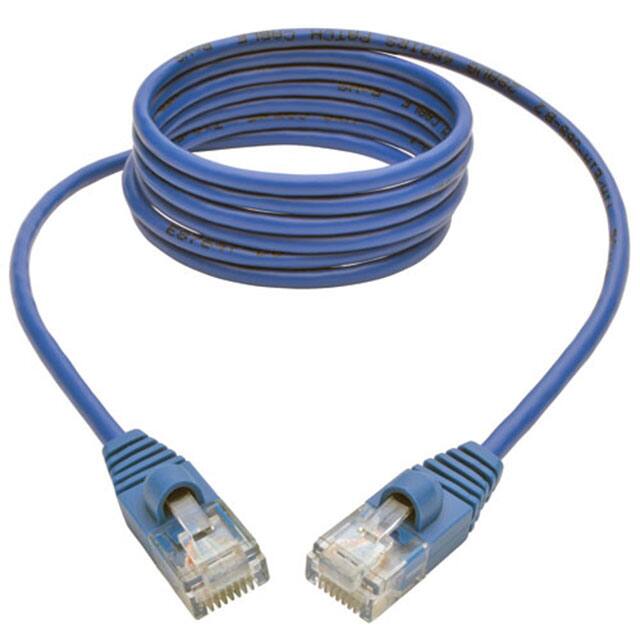 N001-S05-BL CABLE MOD 8P8C PLUG TO PLUG 5'