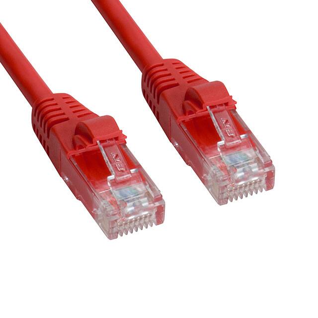 MP-5ERJ45UNNR-010 CABLE MOD 8P8C PLUG TO PLUG 10'