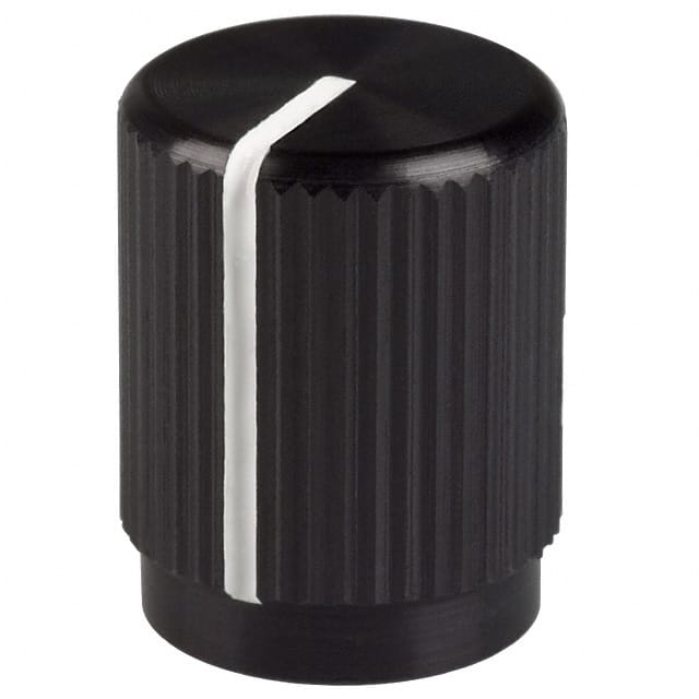 JD-50-4-6 KNOB KNURLED 0.125" METAL