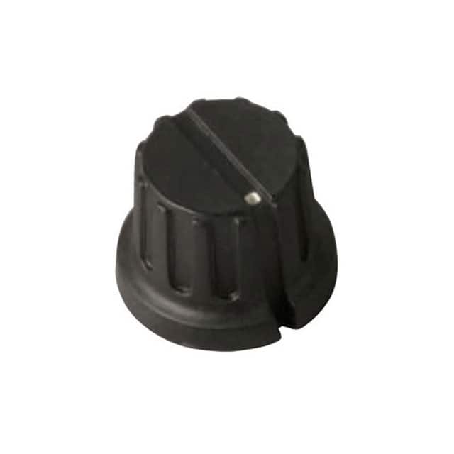 1145 KNOB SERRATED W/SKRT 0.250" PHEN