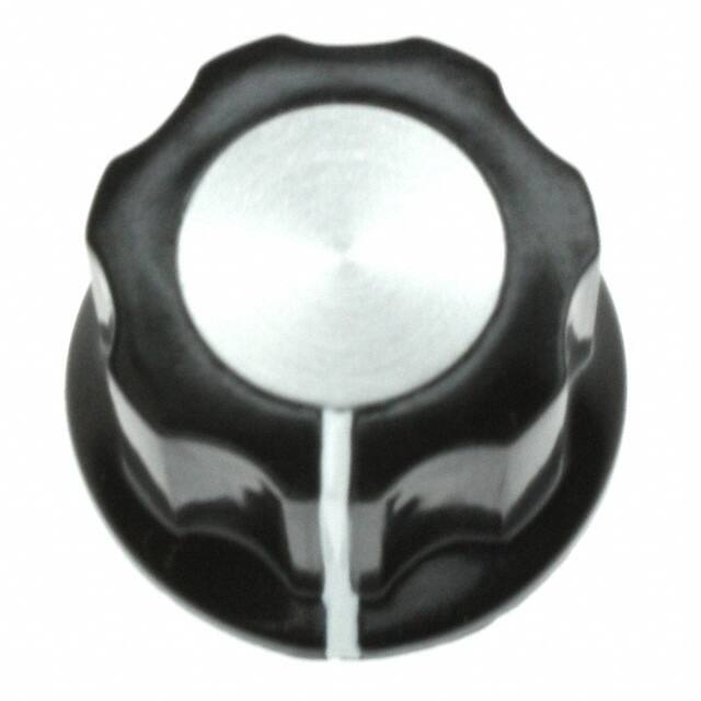 PKES60B1/4 KNOB FLUTED W/SKIRT 0.250" PLAST
