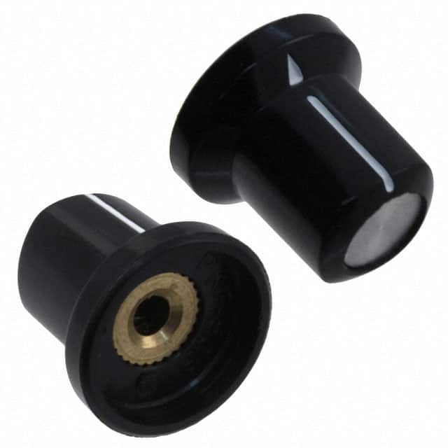 PKF50B1/8 KNOB QUAD W/SKIRT 0.126" PLASTIC