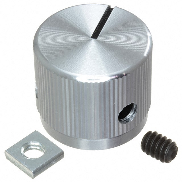 420063A14 KNOB KNURLED 0.250" METAL