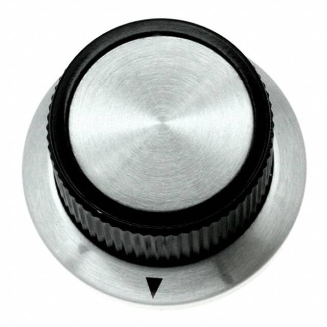 PKD70B1/4 KNOB KNURLED W/SKRT 0.250" PLAST
