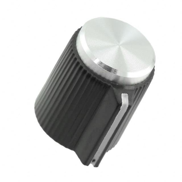 PKJT50B1/8 KNOB KNURLED 0.126" PLASTIC