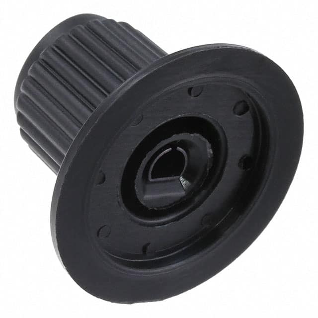 11K5015-JCNB KNOB KNURLED W/SKRT 0.125" PLAST