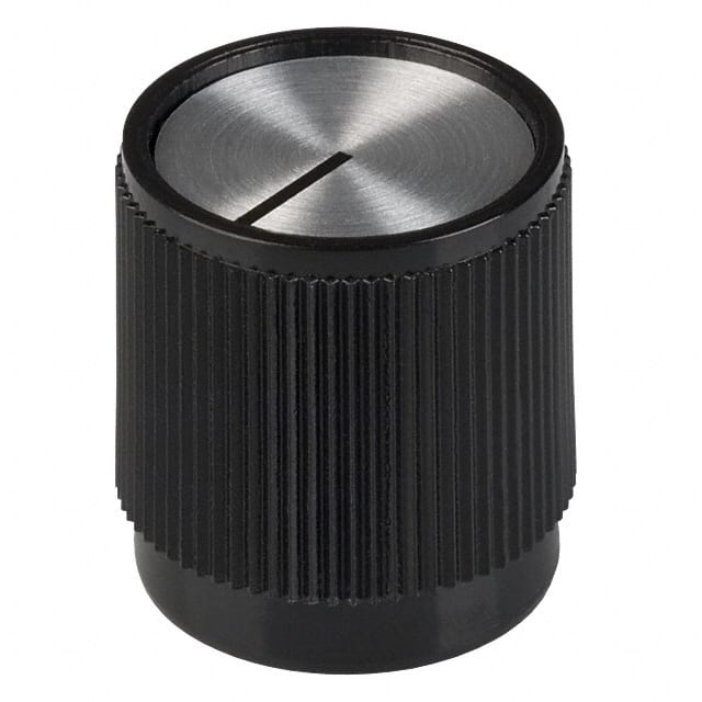 8555 KNOB KNURLED 0.250" PLAST