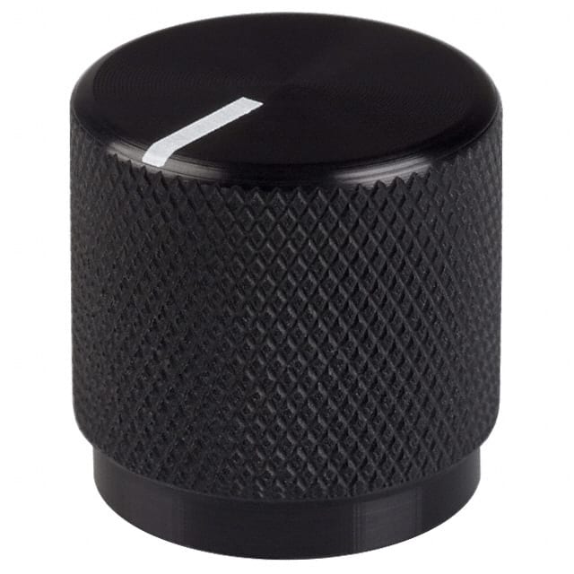 OEJL-63-4-7 KNOB KNURLED 0.236" METAL