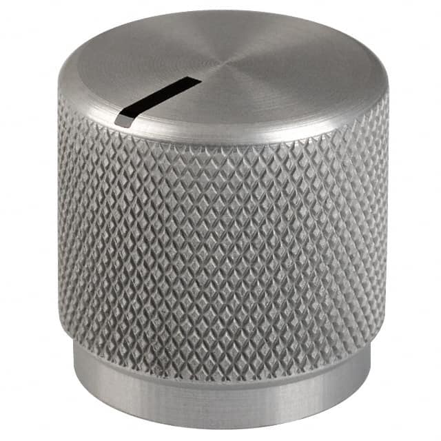 OEJL-63-1-7 KNOB KNURLED 0.236" METAL