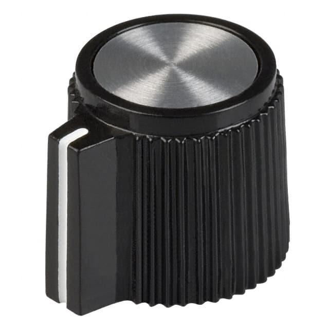 8567 KNOB KNURLED 0.125" PLASTIC