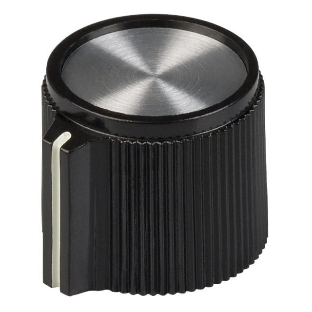8568 KNOB KNURLED 0.250" PLASTIC