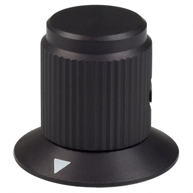 DDS-50-4-6 KNOB KNURLED W/SKRT 0.125" METAL