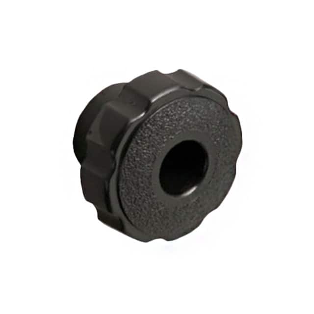 4232-B KNOB FLUTED 3/8"-16 POLYPRO