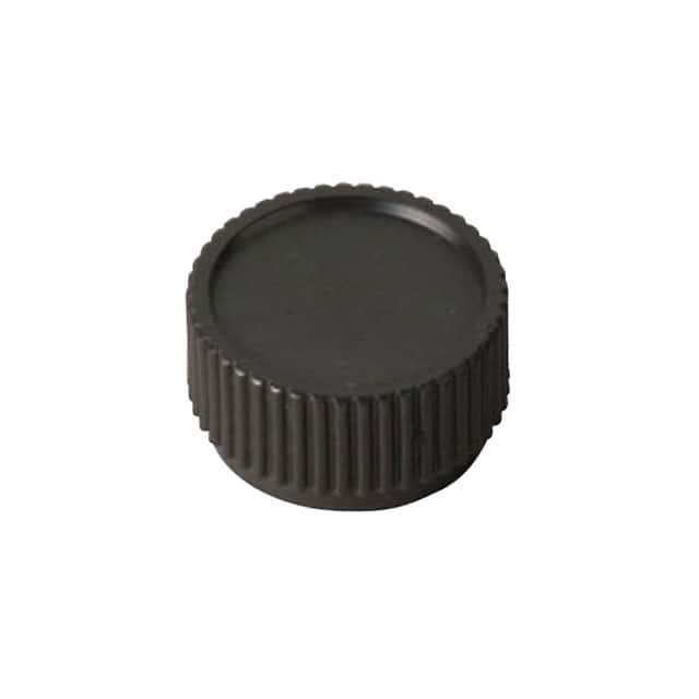 8125-B KNOB KNURLED 0.250" PLASTIC