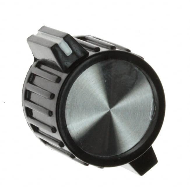 PKGP70B1/4 KNOB RIBBED 0.250" PLASTIC