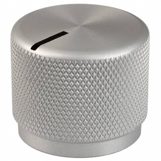 OEJL-75-1-7 KNOB KNURLED 0.236" METAL