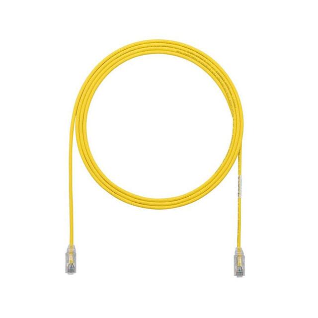 UTP28SP10YL CABLE MOD 8P8C PLUG TO PLUG 10'