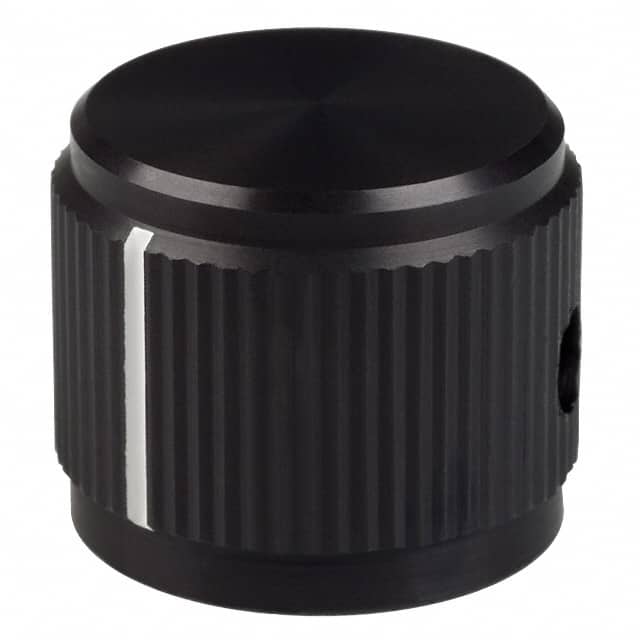 DD-75-4-6 KNOB KNURLED 0.125" METAL