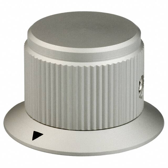 DDS-75-3-5 KNOB KNURLED W/SKRT 0.250" METAL