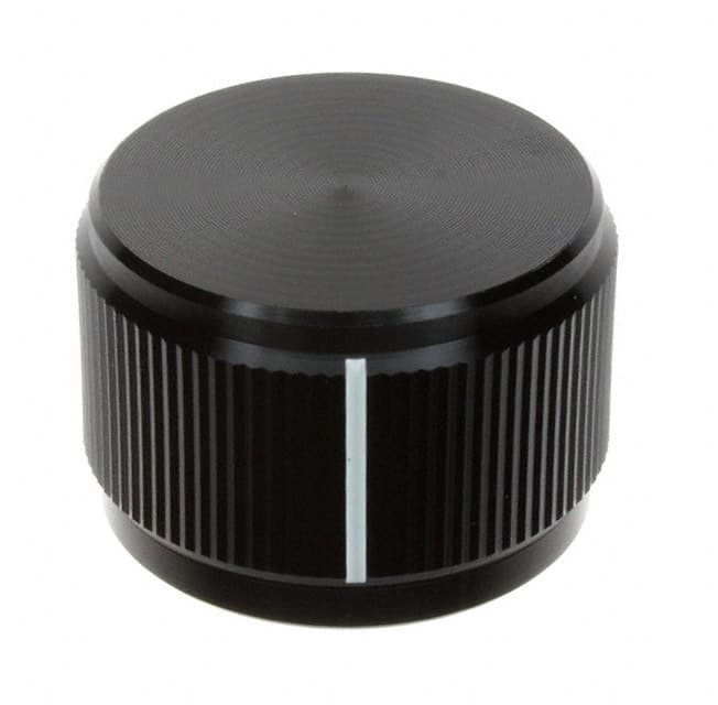 KN900B1/4 KNOB KNURLED 0.250" METAL