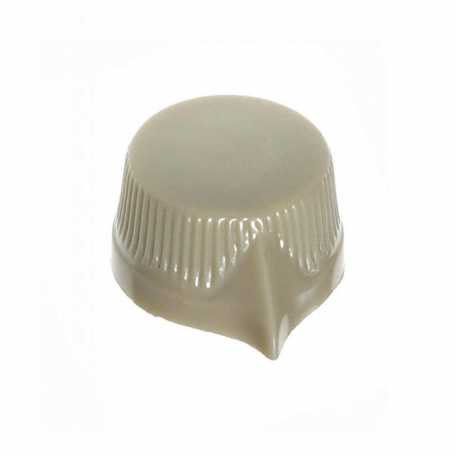 1400CT KNOB KNURLED W/SKIRT 0.250" PHEN