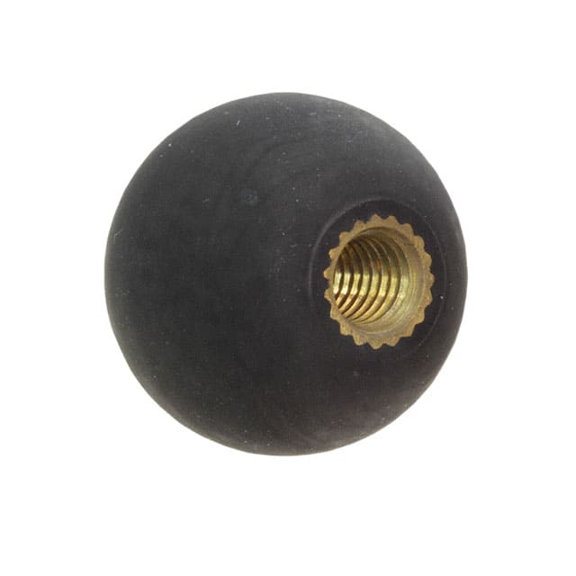 0146-C BALL KNOB BRASS INSERT 1.41"