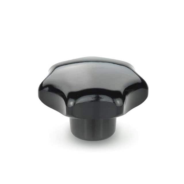 6TC88/K PLASTIC STAR KNOB 3/8-16