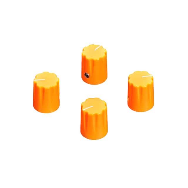 5533 ORANGE MICRO POTENTIOMETER KNOB