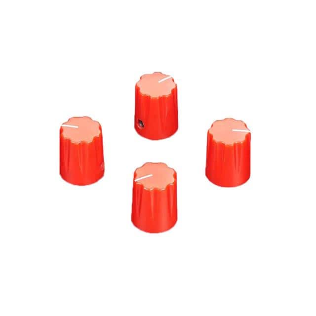 5532 RED MICRO POTENTIOMETER KNOB - 4