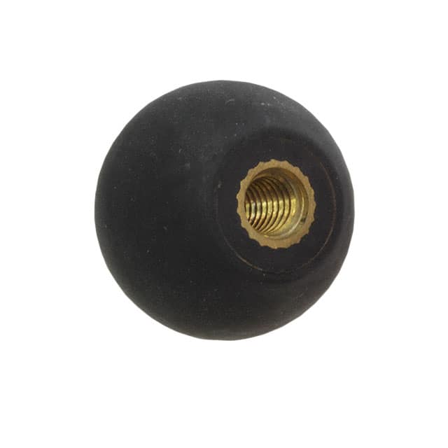0141 BALL KNOB BRASS INSERT 1.25"