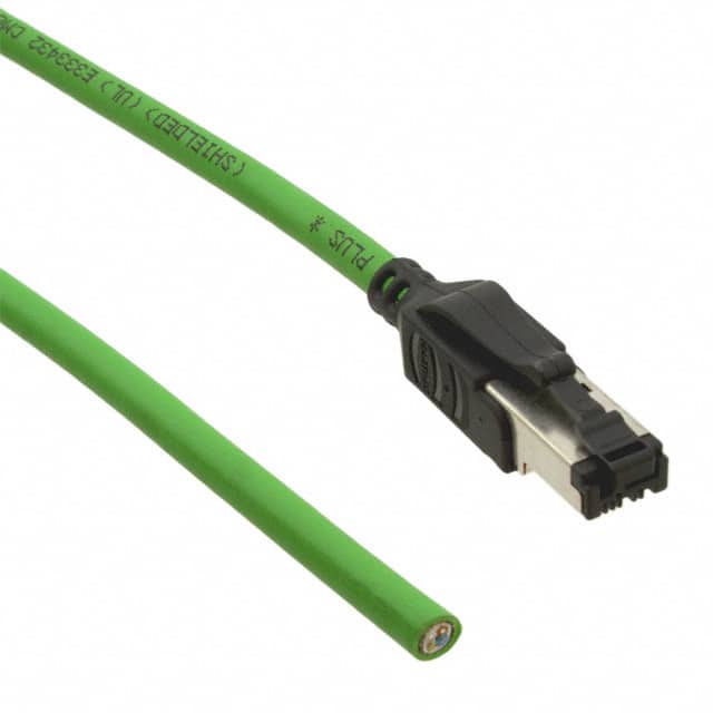 09457710123 CABLE MOD 6P4C PLUG-CABLE 4.92'