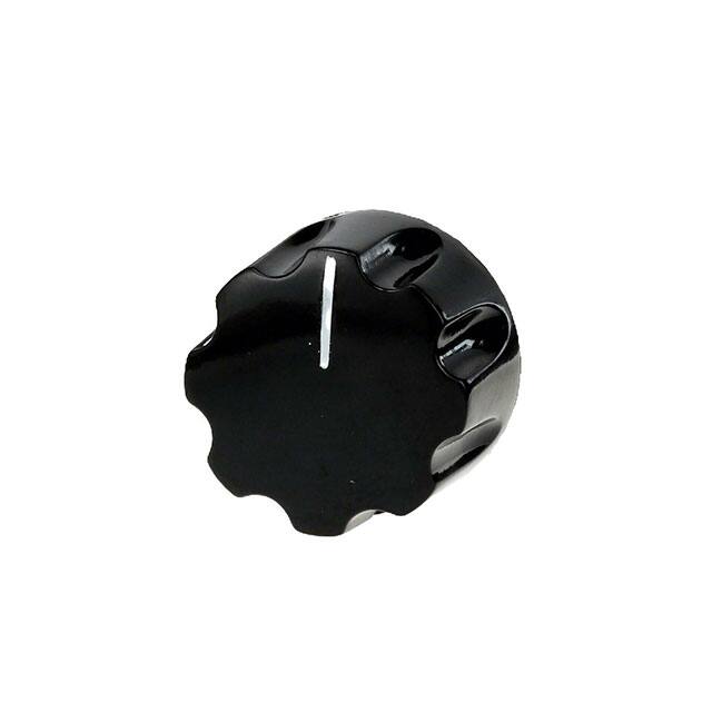 1914-N KNOB SERRATED 0.250" PHENOLIC