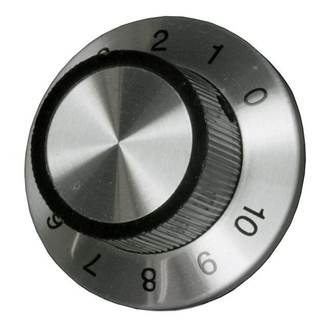 PKS90B101/4 KNOB KNURLED W/SKRT 0.250" PLAST