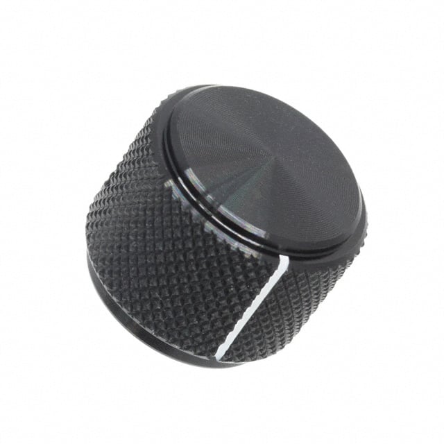 KD700B1/4 KNOB KNURLED 0.250" METAL