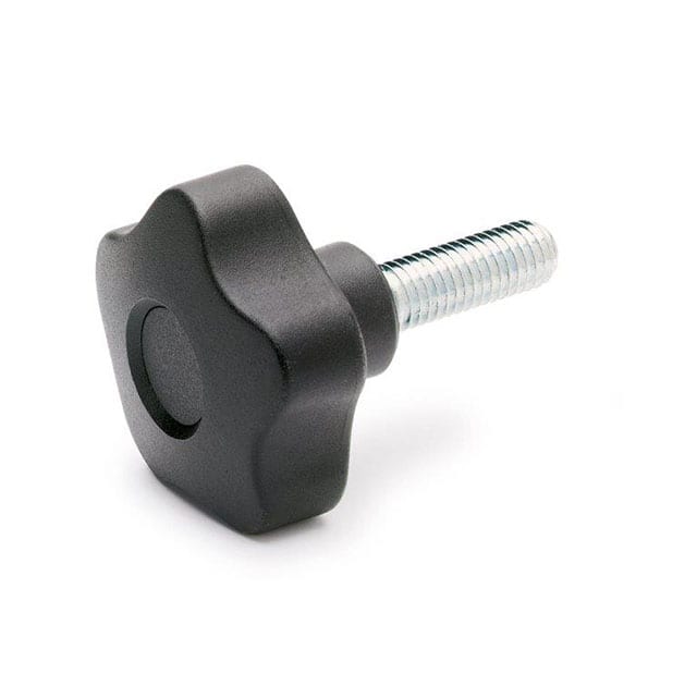 5337.2-63-M12-50-DGB FIVE-LOBED KNOB, PLASTIC