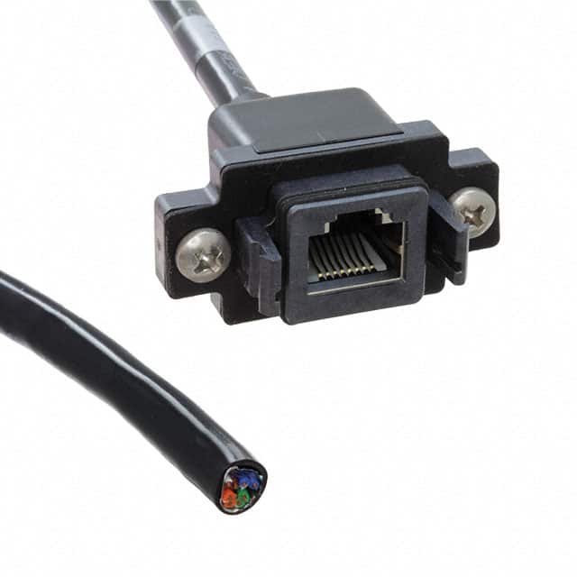 RPCE-01-E-00.25-BC-C5E CABLE MOD 8P8C JACK-CABLE 0.82'