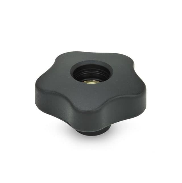 5337.2-40-M8-D FIVE-LOBED KNOB, PLASTIC