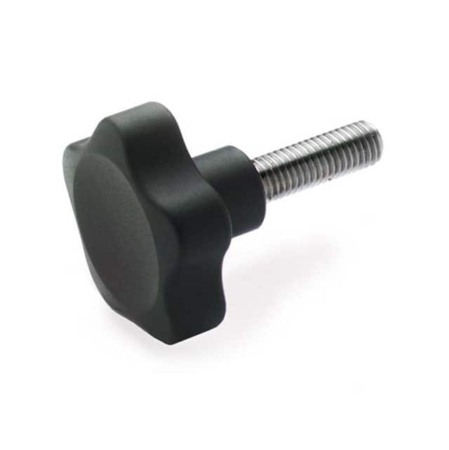5337.4-32-M8-25-NI FIVE-LOBED KNOB, PLASTIC