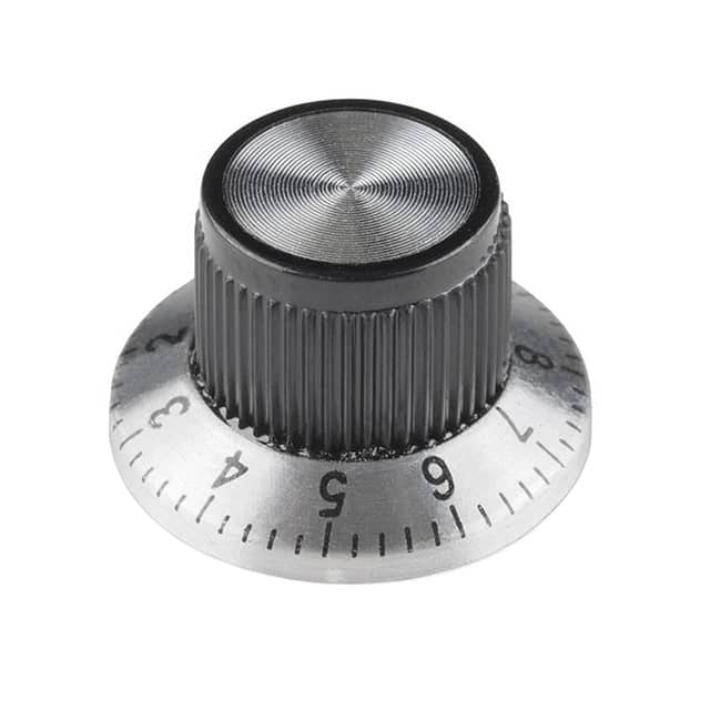 COM-11951 KNOB KNURLED W/SKRT 0.236" PLAST