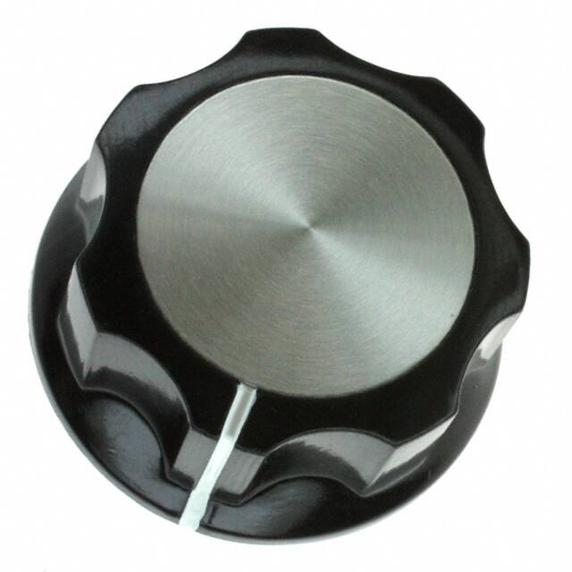PKES120B1/4 KNOB FLUTED W/SKIRT 0.250" PLAST