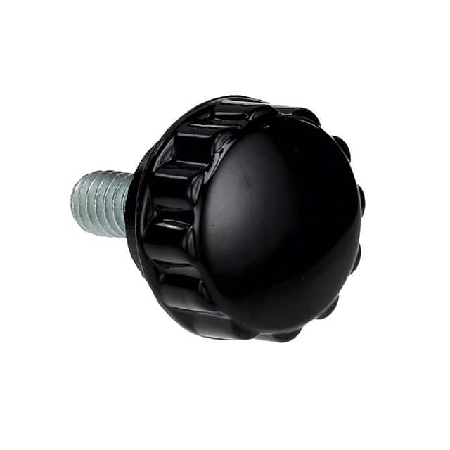 2965FJ KNOB FLUTED 1/4"-20 PLASTIC