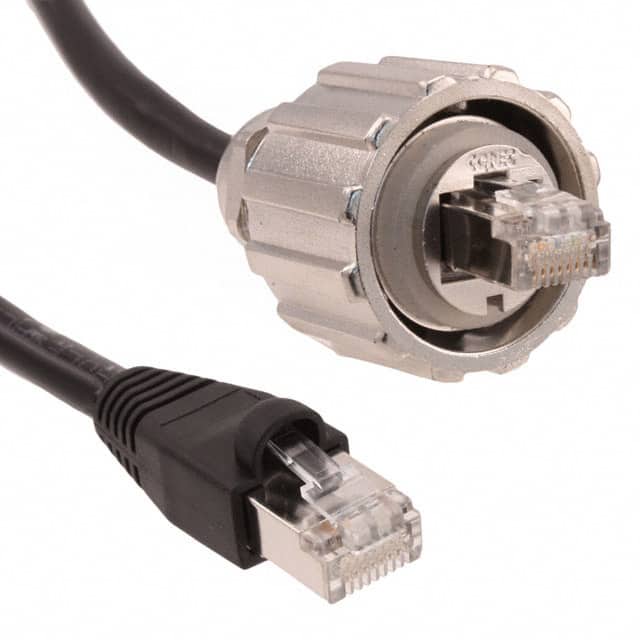 17-10028 CABLE MOD 8P8C PLUG-PLUG 6.56'