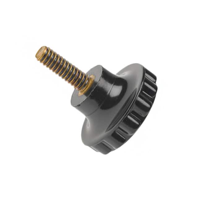 3008CW KNOB FLUTED 1/4"-20 PHENOLIC