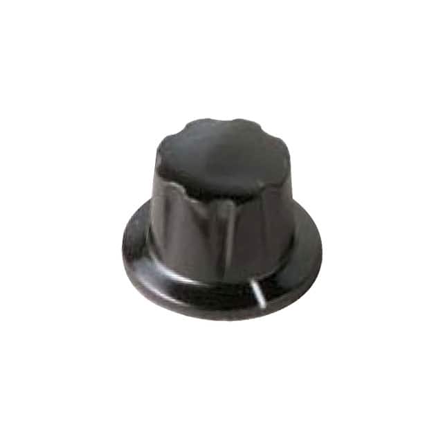 1930BP KNOB FLUTED W/SKIRT 0.250" PHEN
