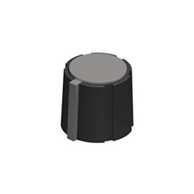 8572 KNOB SERRATED 0.253" POLYPRO